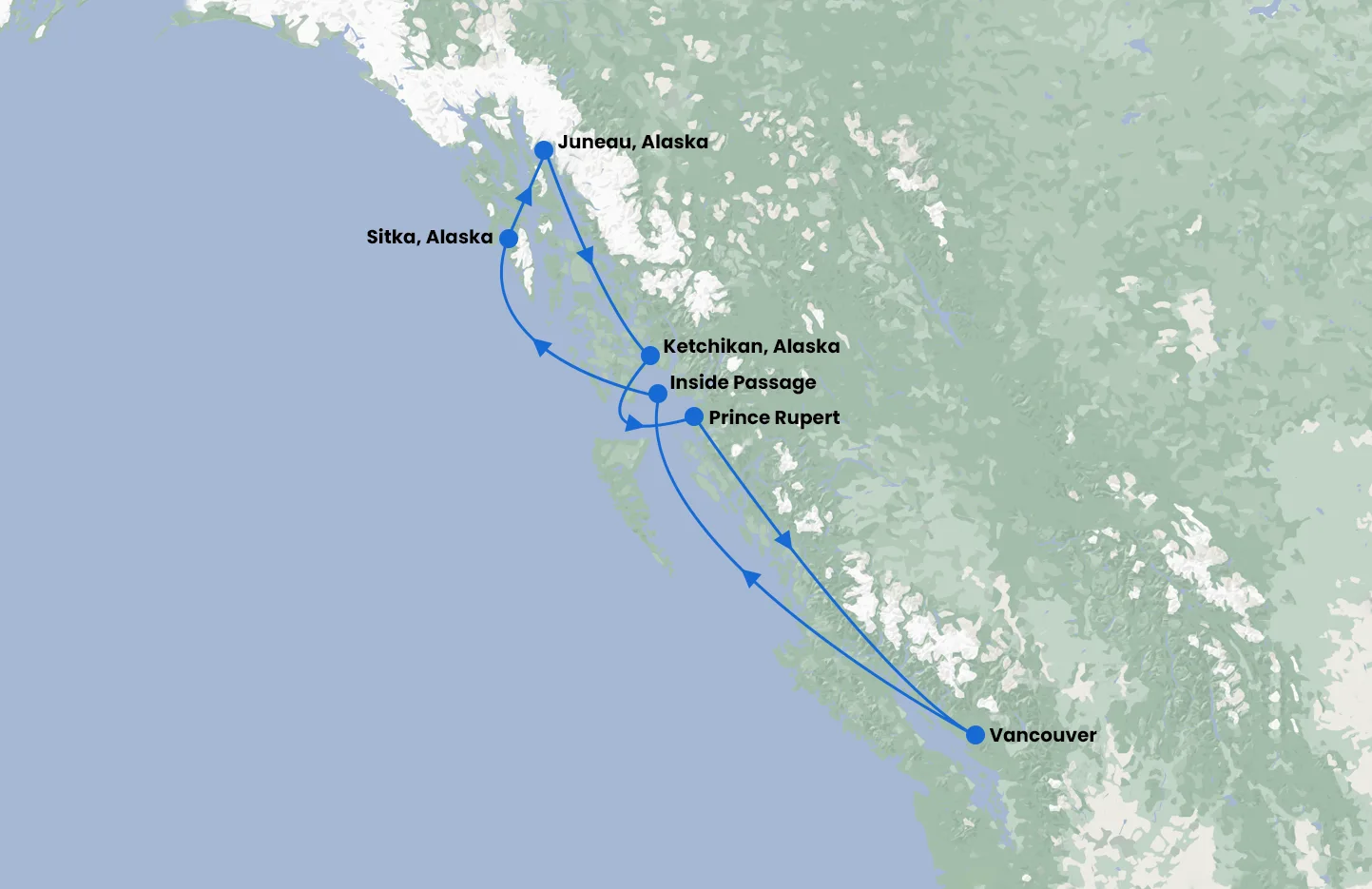 Vancouver Alaska with Serenade Of The Seas